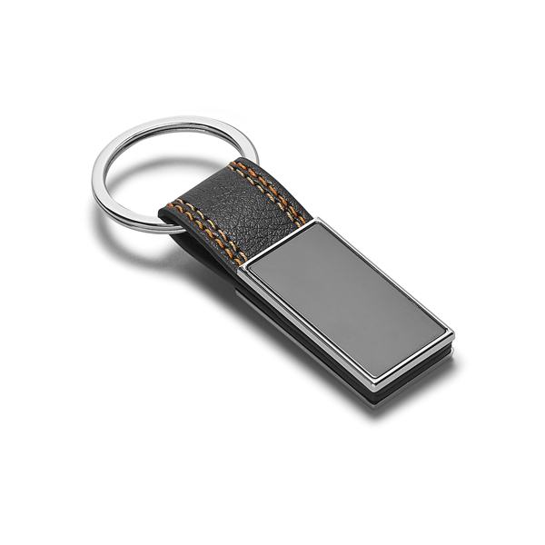 Chaveiro de Couro e Metal Personalizado